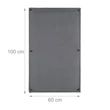 60 x 100 cm méretű fúrás nélkül tapadókorongokkal rögzíthető ablaksötétítő