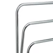 Curvy törölközőtartó állvány három darab különálló törölközőszárító rúdja magasfényű felülettel