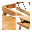 KIHO Bambusz Laptop Asztal