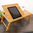 Kiko bambusz laptop és notebook tartó kihajtható lábakkal