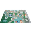Városépítő Fakocka Gyerekeknek 100 Darabos + Puzzle Szőnyeg + Tárolódoboz + Tárolózsák