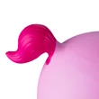 Pink színű unikornis mintás ugráló állatka hátsó része a pónifarokkal