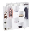 LACY Gardróbszekrény, 18 Tároló Rekesszel
