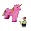 rózsaszín egyszarvú pinata színes születésnapi party dekoráció