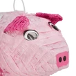 Malac alakú pinata fejrésze aranyos szemekkel a hátán elhelyezett akasztóval