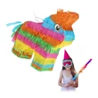 Mini szamár alakú színes pinata gyermek születésnapra