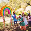Szivárvány Pinata