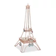Arany színű fém Eiffel torony alakú álló ékszer tartó állvány