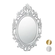 ezüst színű falra szerelhető fürdőszobai tükör