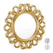 Inda barokk stílusú fali tükör arany színben