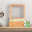 Tea 9 rekeszes teafilter tartó doboz filterekkel a konyhapulton