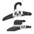 Panda mintájú baba ruhákhoz való vastag kartonpapír vállfa 