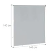 HAFNOK Kültéri Függőleges Napellenző, Terasz Árnyékoló Roló 140 x 140 cm