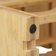 JIMON Bambusz Boros Polc, 3 Szintes