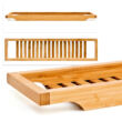 Bambusz fürdőkád tálca bizonyos szögekből