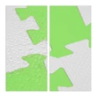 Csillag Mintás Habszivacs Puzzle Szőnyeg Gyerekeknek