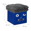 MONSTER Gyermek Puff, Tárolóval, 2 Színben