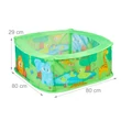 JUNGLE Gyermek Játszómedence, Játszósátor + 50 db Labda