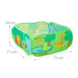 JUNGLE Gyermek Játszómedence, Játszósátor + 50 db Labda