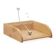 Silo bambusz szalvétatartó felhajtható acélból készült nehezékkel