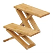 TOL Bambusz Összecsukható WC Sámli, Lábtartó Wc -hez