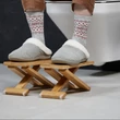 TOL Bambusz Összecsukható WC Sámli, Lábtartó Wc -hez
