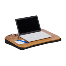 Asa bambusz laptop tartó párna levehető párnákkal fehér notebookkal