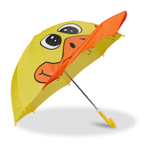 Kacsafej mintás gyerek esernyő sárga-narancs színben 