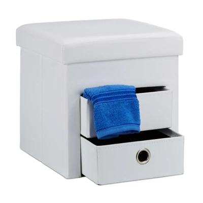 NADJA Összecsukható Puff, Ülőke / 4 Választható Színben