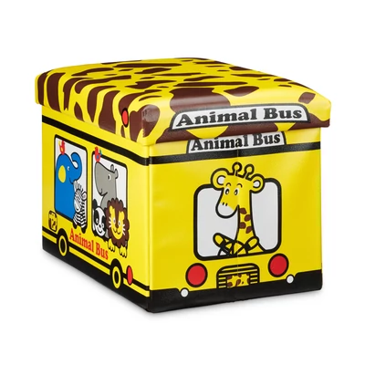 Afrikai Buszos Gyerek Puff, Tárolóval