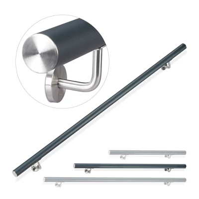 150 cm hosszú aluminium falra szerelhető lépcsőkorlát
