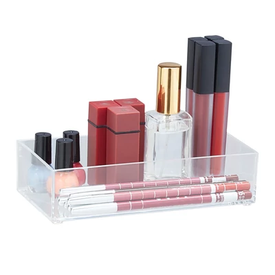 Netti smink tároló és makeup tartály műanyagból átlátszó színben