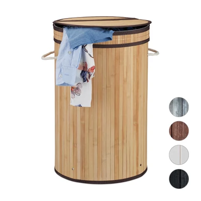 Kanta bambusz szennyestartó natúr színben 