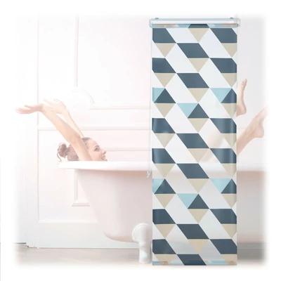 Geometriai Mintás Zuhanyroló 60 x 240 cm