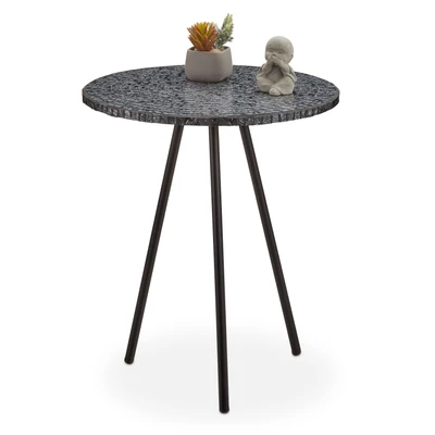 Mozaik Dohányzóasztal Fekete