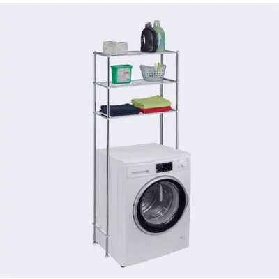 Biljan nyitott fürdőszobai tároló és polc mosógép köré vagy pedig wc felé szerelhető