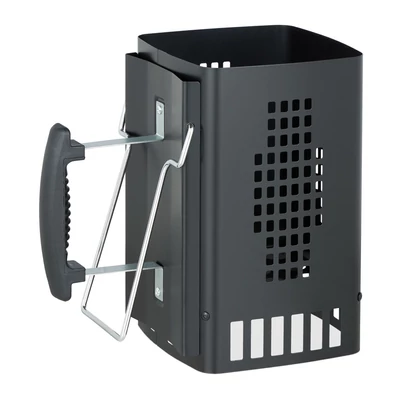 GENIT grillgyújtó kémény fekete praktikus kialakítással