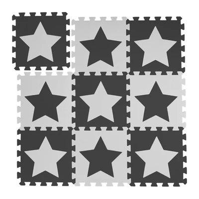 Csillag Mintás Habszivacs Puzzle Szőnyeg Gyerekeknek