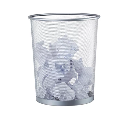 Irodai Szemetes, Fémhálós Papírkosár 19 L