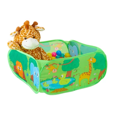 JUNGLE Gyermek Játszómedence, Játszósátor + 50 db Labda