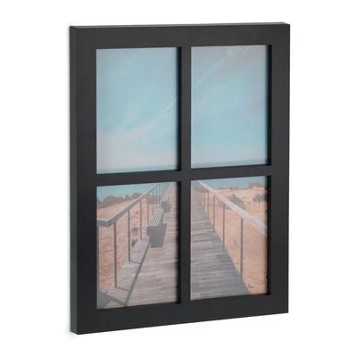 dana képkeret 4 fotónak fekete színben