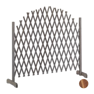 Trellis fa apácarács kihúzható kivitelben szürke színben