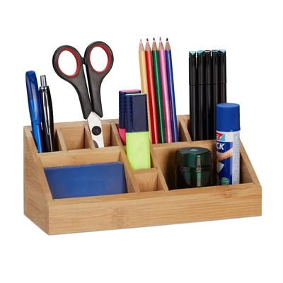 Axa bambusz íróasztal rendszerező kompakt méretben