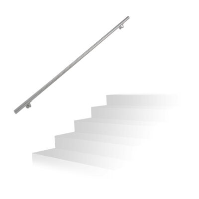 Rozsdamentes Acél Lépcsőkorlát 200 cm 