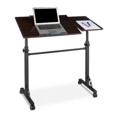 Fonk XXL Laptop tartó asztal és állvány állítható kivitelben notebookkal és jegyzettömbbel