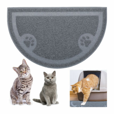 Cat macska alomtálcához és wc-hez helyezhető szőnyeg fekete színben