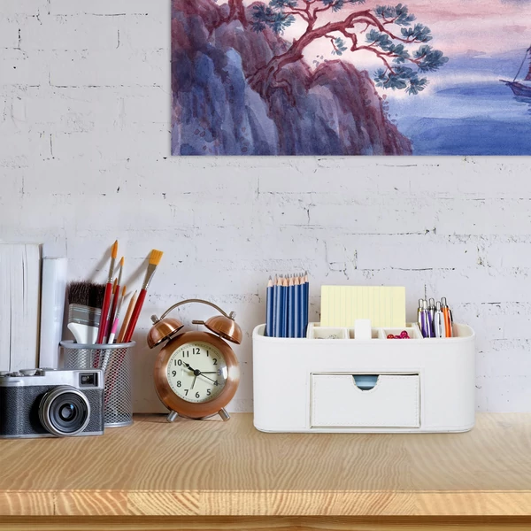 LAGON Műbőr Asztali Rendszerező, 2 Színben