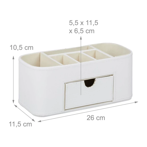 LAGON Műbőr Asztali Rendszerező, 2 Színben