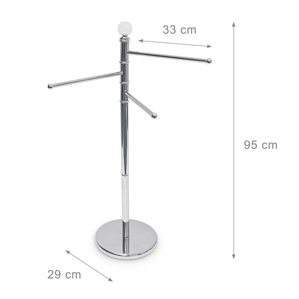 Ramon álló törölközőtartó méretekkel