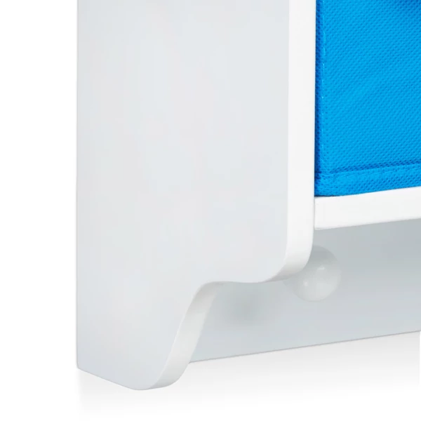 ALBUS Gyermek Fali Polc Tároló Kosarakkal és Akasztóval